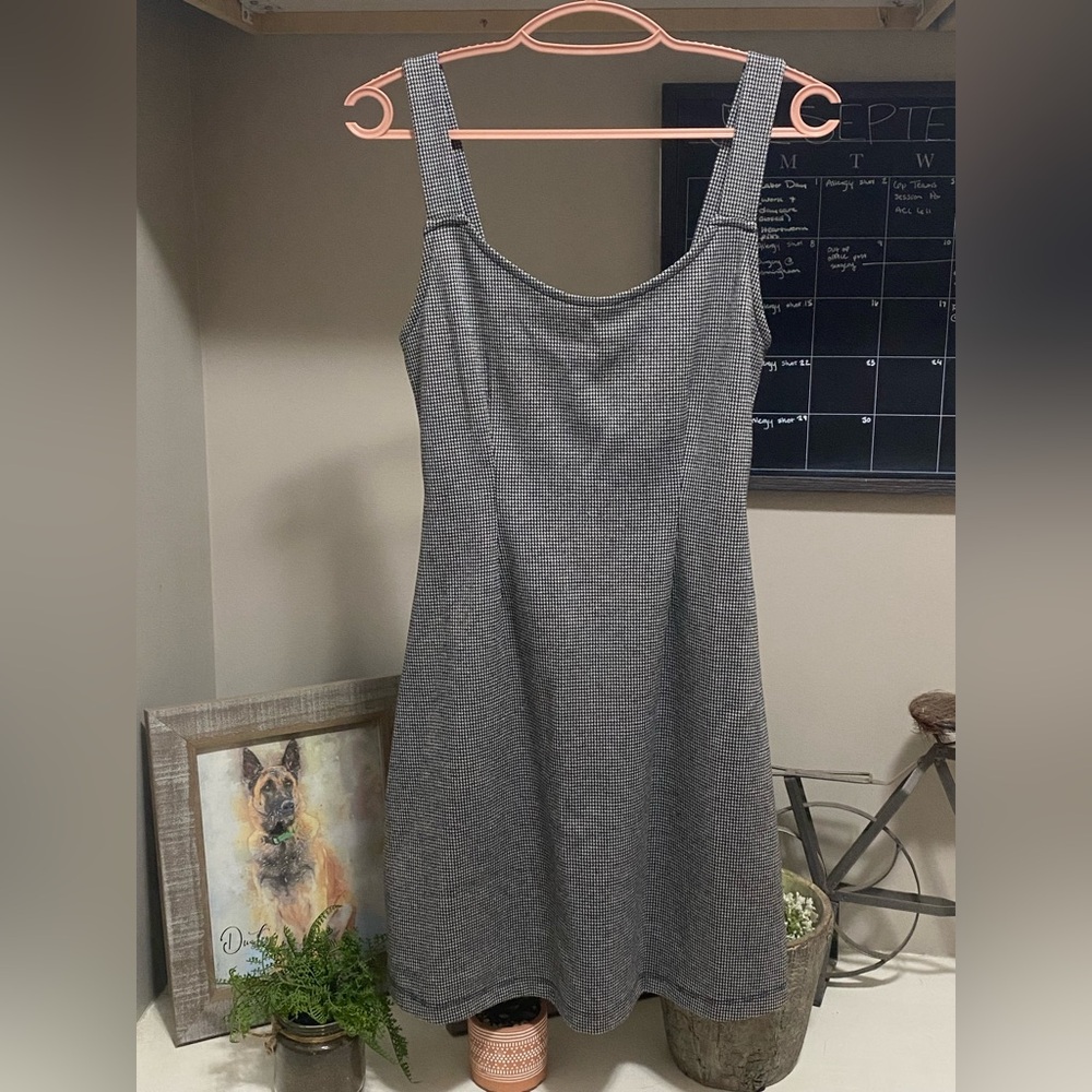Forever 21 Gray Checkered Dress